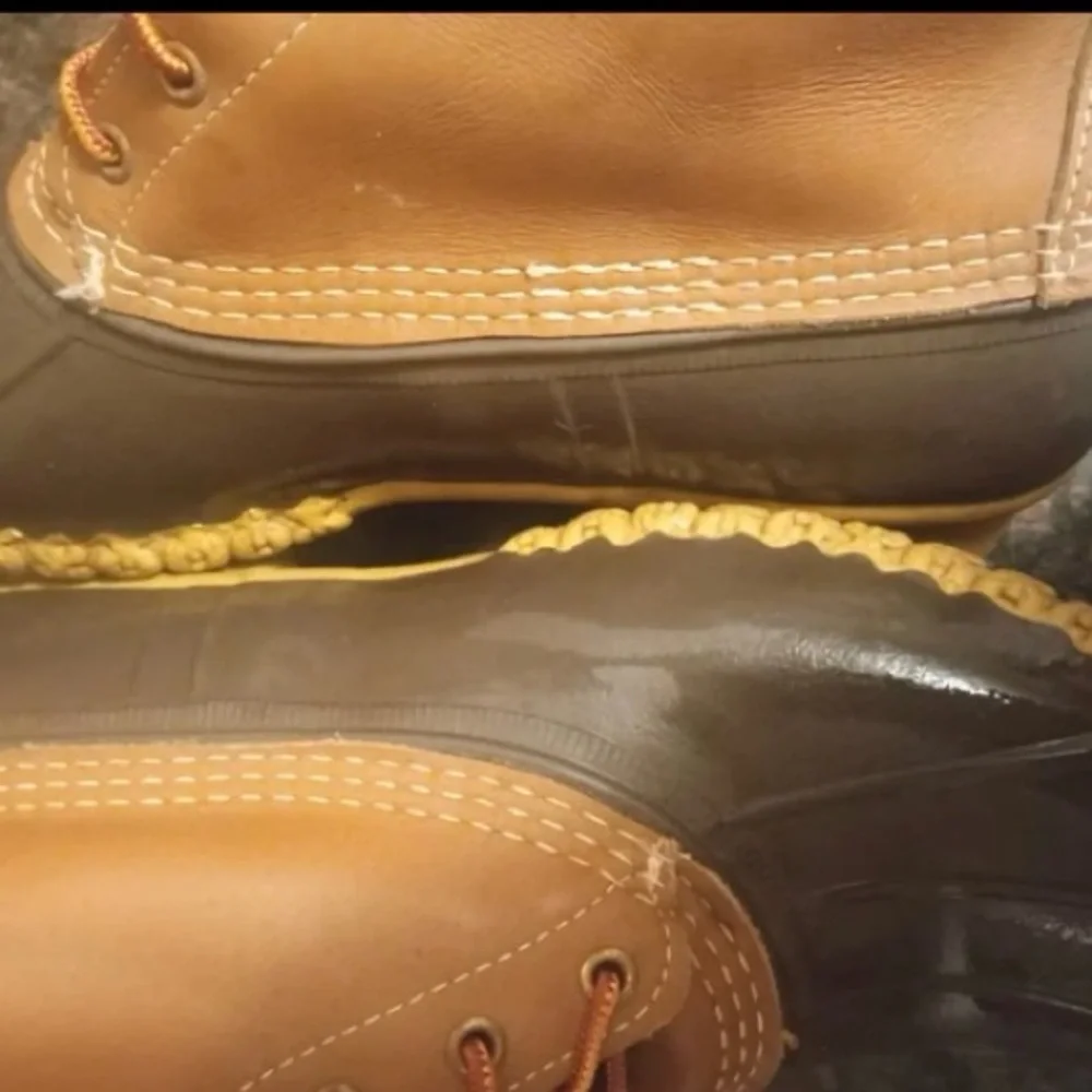 L.L. Bean Brown and Tan Men's Rain & Snow Boots